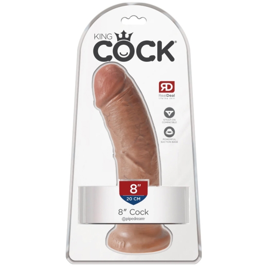 Фаллос-реалистик King Cock 8&quot; Pipedream