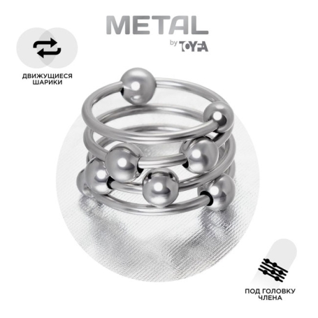 Кольцо для пениса ToyFa Metal