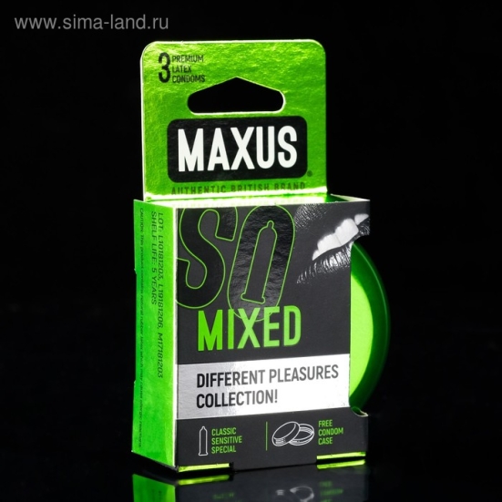 Презервативы MAXUS Mixed №3