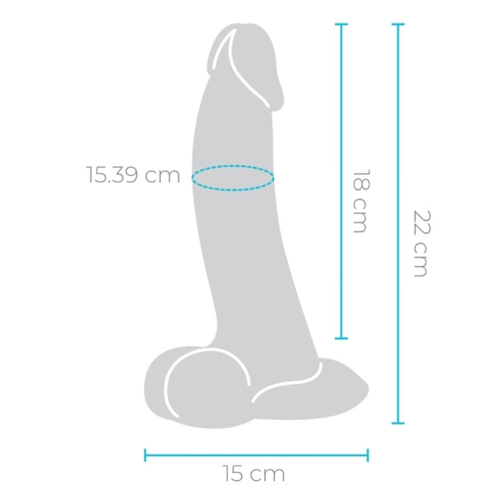 Фаллос b-Vibe Slipskin 9&quot; Curved