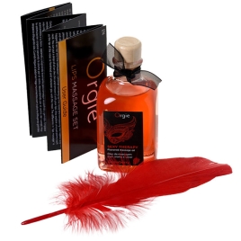 Массажное масло Orgie Strawberry, съедобное