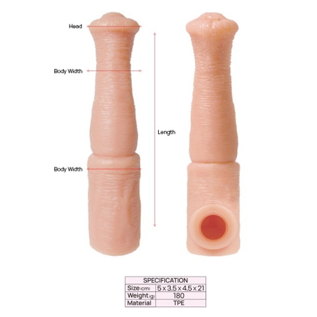 Насадка "Жеребец" Cock Sleeve L