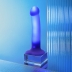 Светящийся фаллос Strap-on-me Glow-Led Dildo - M