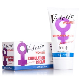 Стимулирующий крем HOT V-activ Women